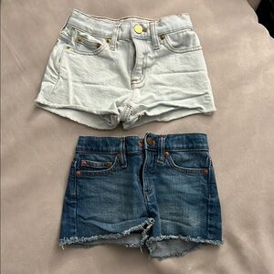 Crew kids girls denim short Set - light blue and Blue